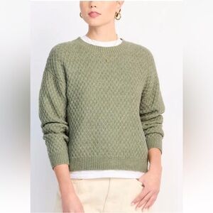 LOVE ELLIE Jamison Long Sleeve Sweater - Green - M